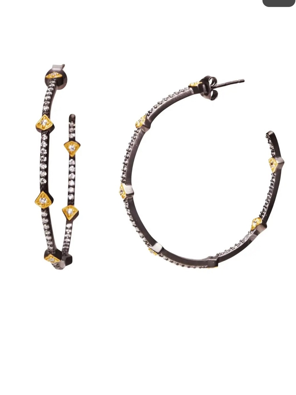 Frieda Rothman Arrow Station Hoops - 2.5”